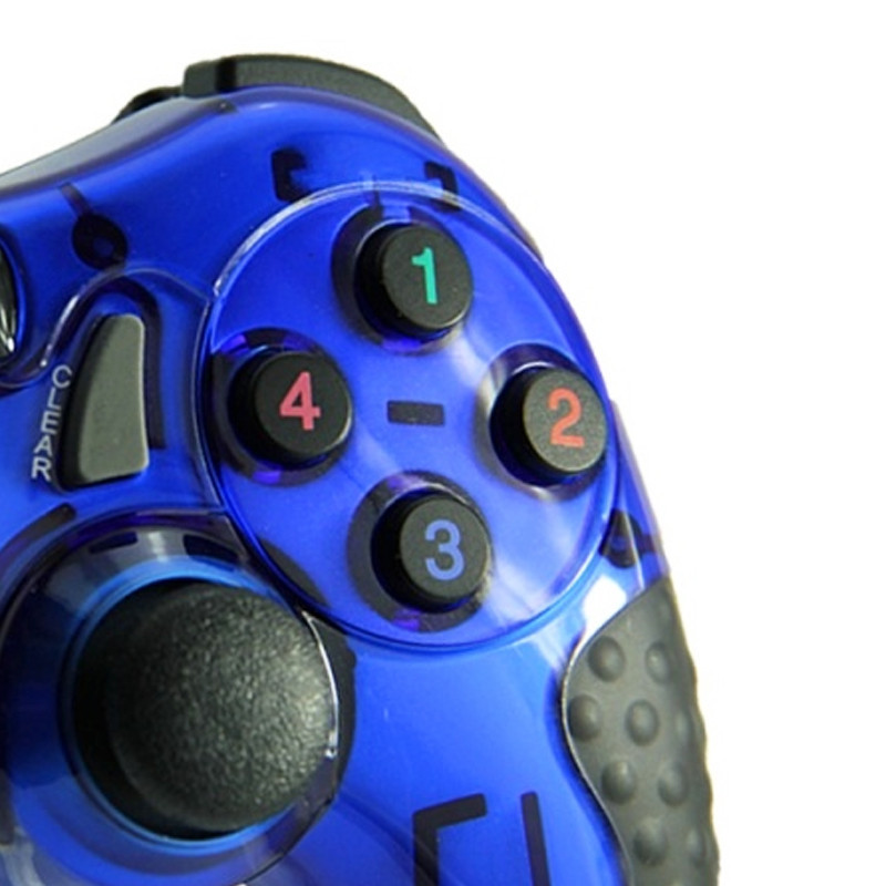 Manette de Jeu USB Double Vibration SCORPION SJ606-1 - Bleu