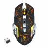 Souris Gaming sans Fil Rechargeable T-WOLF Q13 - Star Noir
