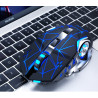 Souris Gaming sans Fil Rechargeable T-WOLF Q13 - Star Noir