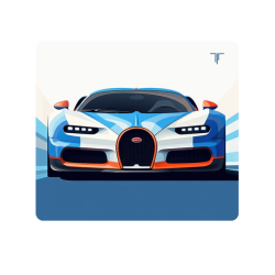 Tapis de Souris Gaming L TITAN L018 BUGATTI