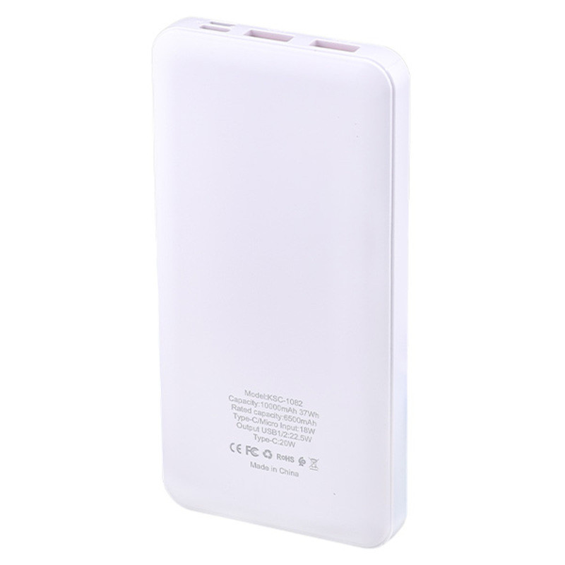 Power Bank KAKUSIGA KSC-1086 20000 mAh 22.5W - Blanc