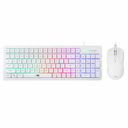 Combo Clavier + Souris BARACUDA ORCA BGC-012 - Blanc