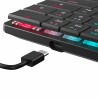 Clavier WHITE SHARK NAGAMAKI GK-006111 - Red Switch - Noir