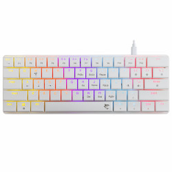 Clavier WHITE SHARK NAGAMAKI GK-006211-N - Red Switch - Blanc