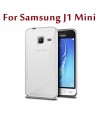 Etui en Silicone pour Samsung Galaxy J1 Mini / Transparent