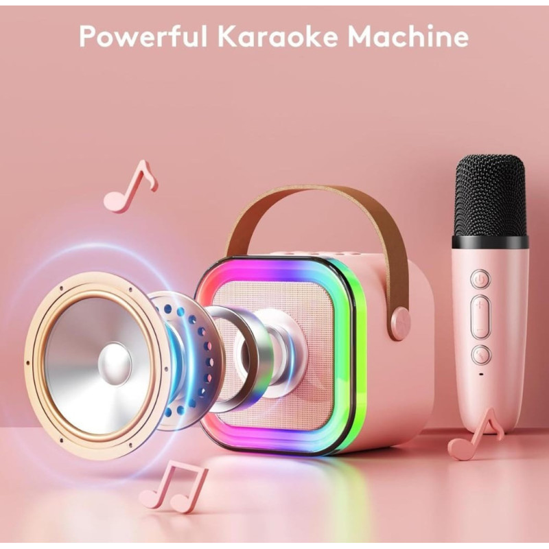 Haut Parleur Bluetooth K12 5W Avec Microphone - Rose