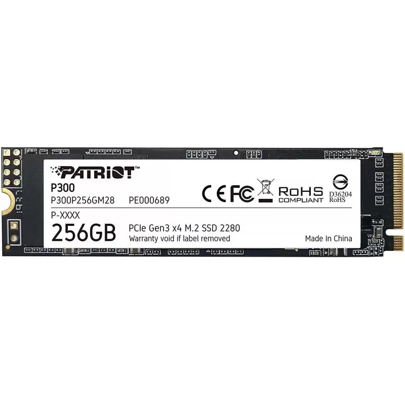 Disque SSD M.2 NVMe Patriot P300 / 256 Go