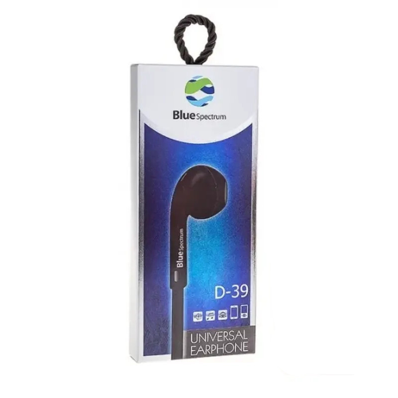 Ecouteur avec Micro Blue Spectrum D-39 - Noir