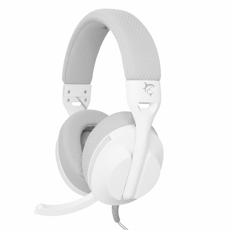 Casque Gaming WHITE SHARK PARROT GH-2440 - Blanc Gris
