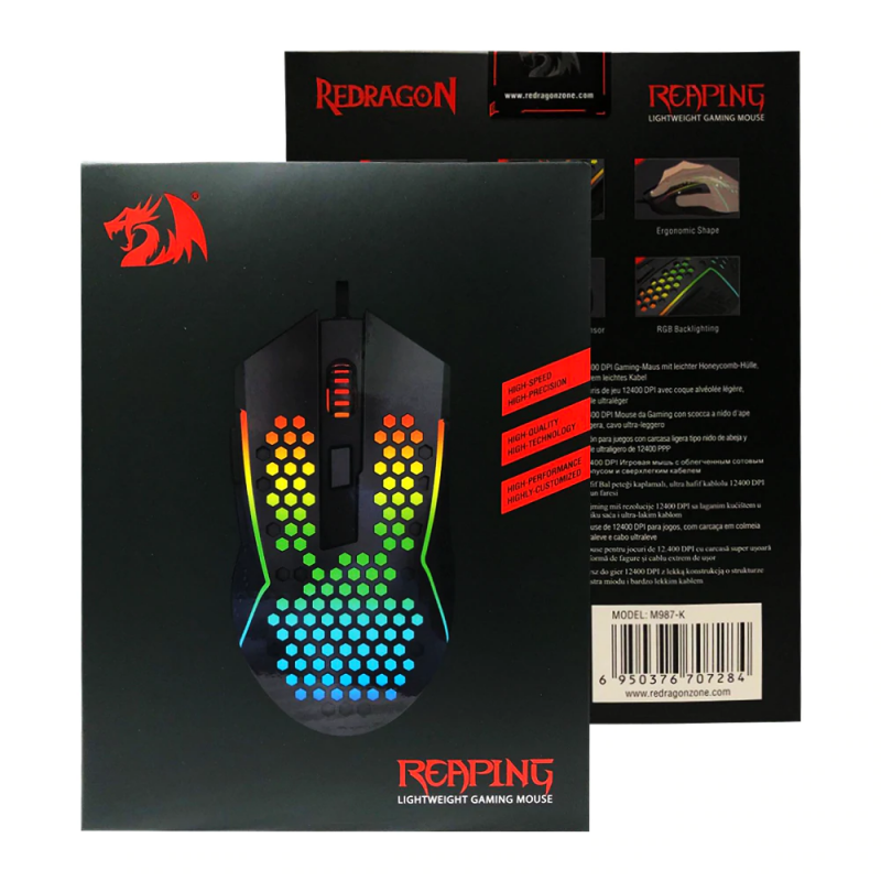 Souris Gaming REDRAGON Reaping M987-K RGB - Noir
