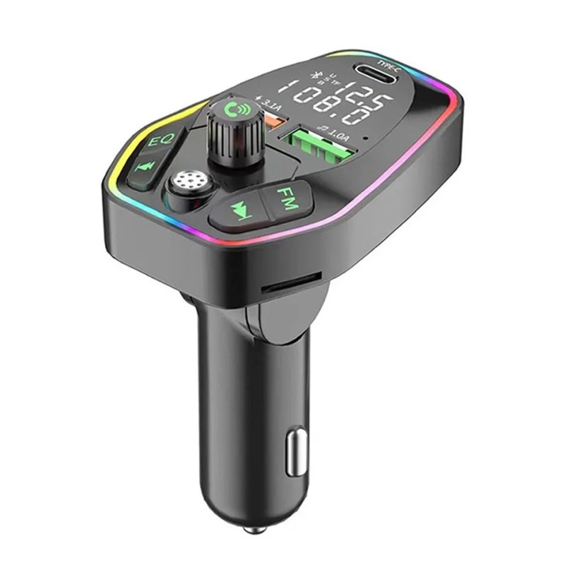 Transmetteur FM Bluetooth - Charge Type C 3.1A Q9