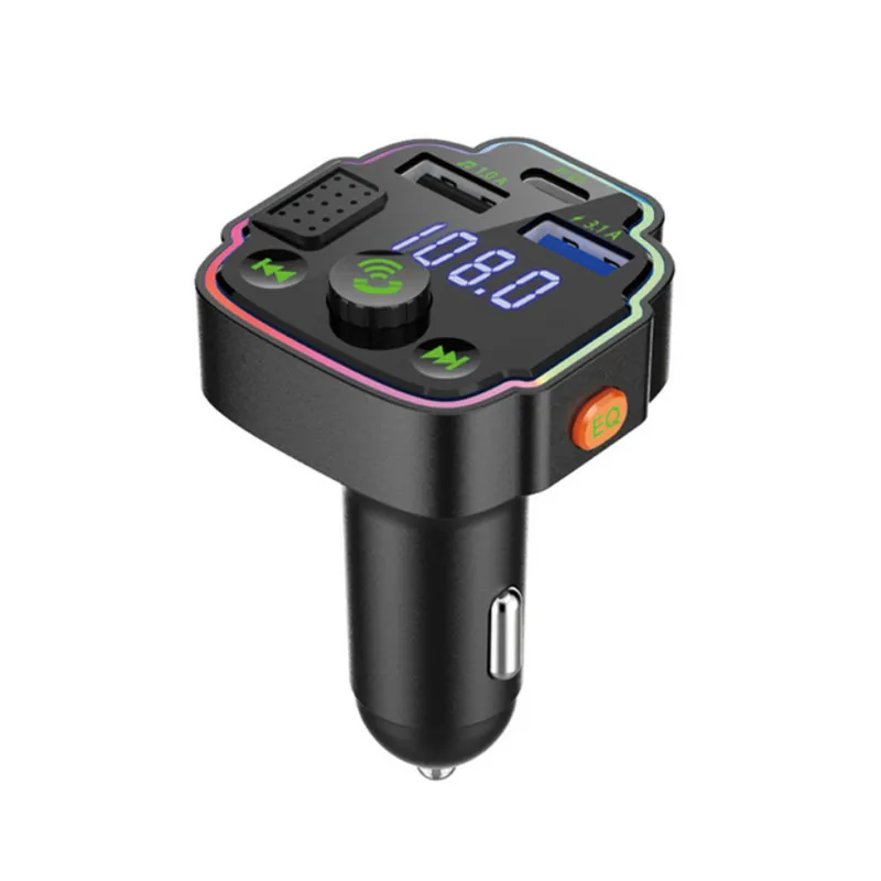 Transmetteur FM Bluetooth - Charge Type C 3.1A Q8