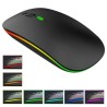 Souris Sans Fil Bluetooth Rechargeable Silencieuse - Noir