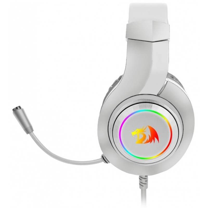 Casque Gaming REDRAGON HYLAS RGB H260 - Blanc
