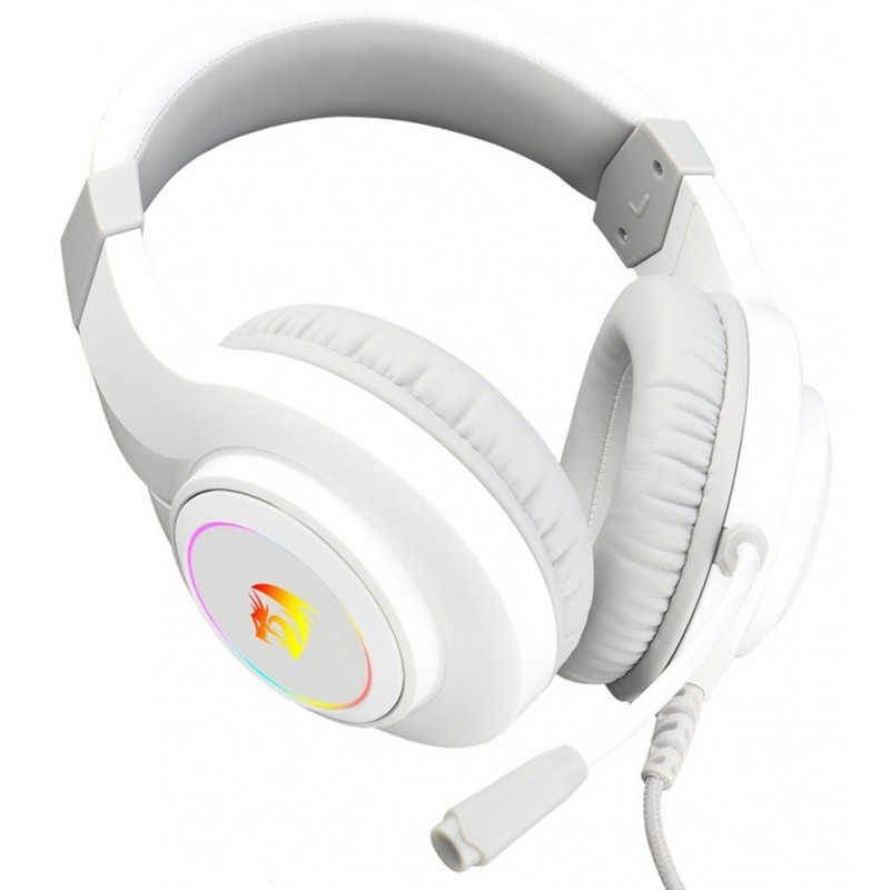 Casque Gaming REDRAGON HYLAS RGB H260 - Blanc