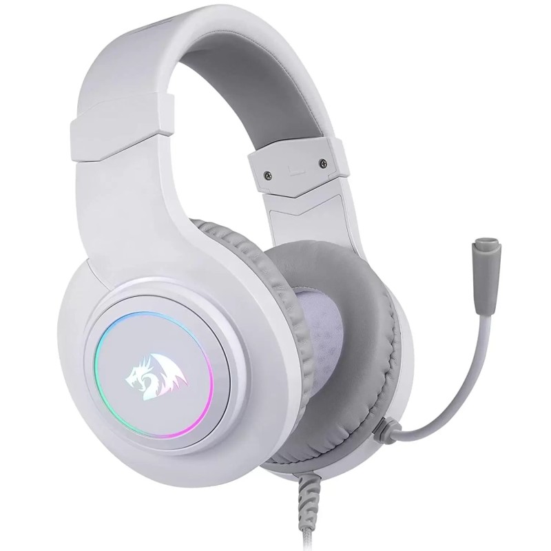Casque Gaming REDRAGON HYLAS RGB H260 - Blanc