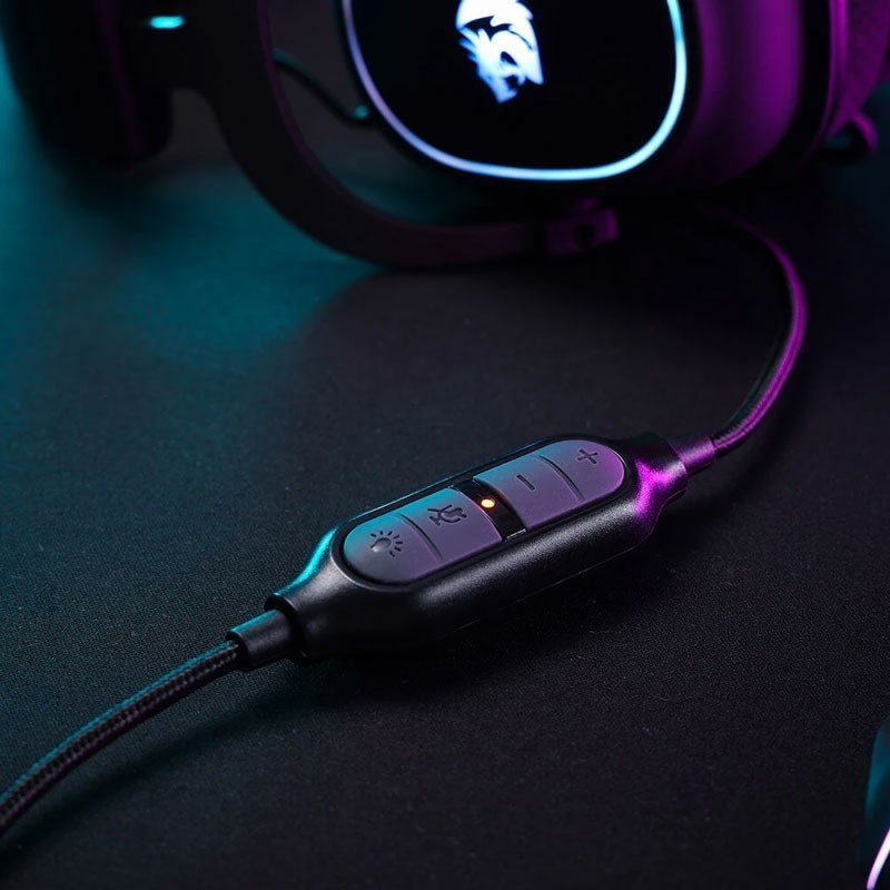 Casque Gaming REDRAGON ZEUS-X H510 RGB USB 7.1 - Noir