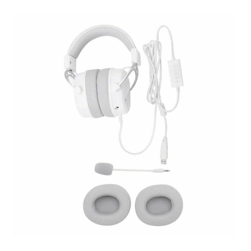 Casque Gaming REDRAGON THORIDAL H730 USB 7.1 - Blanc