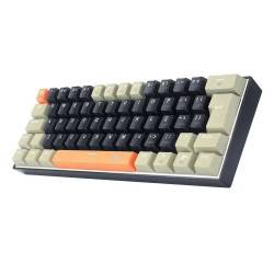 Clavier Gaming Mécanique REDRAGON LAKSHMI K606 60% - Noir Gris Orange - Red Switch