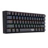 Clavier Gaming Mécanique REDRAGON LAKSHMI K606R 60% Rainbow - Noir - Red Switch