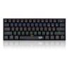 Clavier Gaming Mécanique REDRAGON LAKSHMI K606R 60% Rainbow - Noir - Red Switch