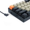 Clavier Gaming Mécanique REDRAGON LAKSHMI K606 60% - Gris Noir Orange - Red Switch