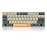Clavier Gaming Mécanique REDRAGON LAKSHMI K606 60% - Gris Noir Orange - Red Switch