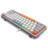 Clavier Gaming Mécanique REDRAGON AKALI K642 RGB - Gris Blanc - Red Switch