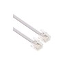 Cable RJ11 pour Téléphone Fixe - 3M - Blanc