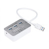 Hub USB 3.0 Ports USB + Lecteur de cartes