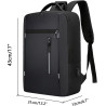 Sac à dos pour Pc Portable 15.6" + Port USB - Noir