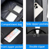 Sac à dos pour Pc Portable 15.6" + Port USB - Noir