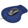 Tapis Souris avec Repose Poignet F-02 - Bleu Marine