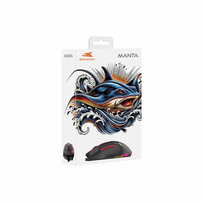 Souris Gaming BARACUDA MANTA BGM-041 - Noir