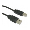 Cable imprimante USB 2.0  - 1.5 m - Noir