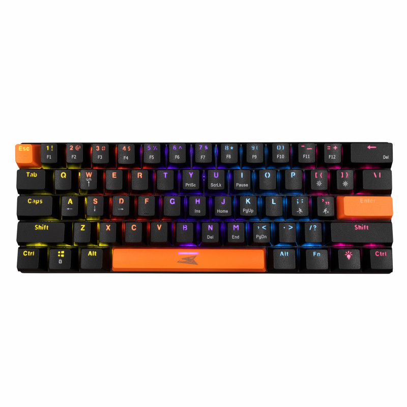 Clavier Mécanique BARACUDA DOLPHIN BGK-03111 - Noir - Red Switch