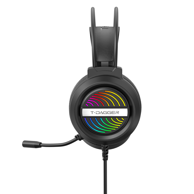 Casque Gaming T-DAGGER REFORGE T-RGH218 RGB - Noir