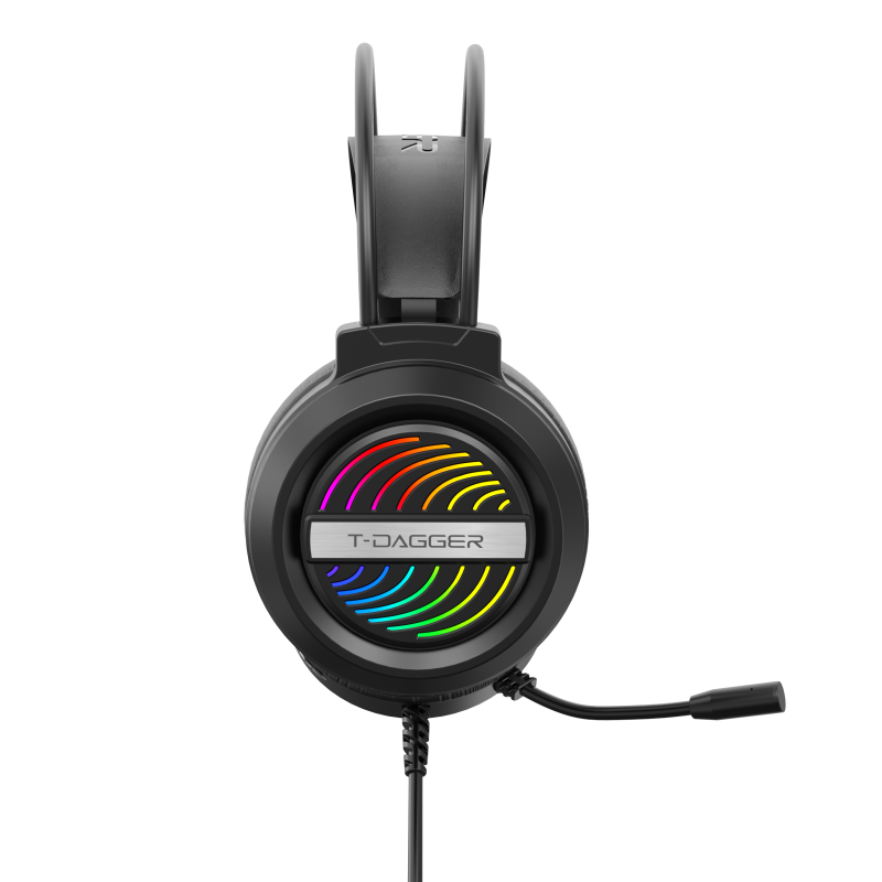 Casque Gaming T-DAGGER REFORGE T-RGH218 RGB - Noir