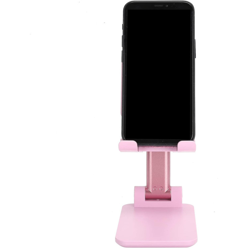 Support de Bureau pour SMARTPHONE Pliable avec Miroir - Rose
