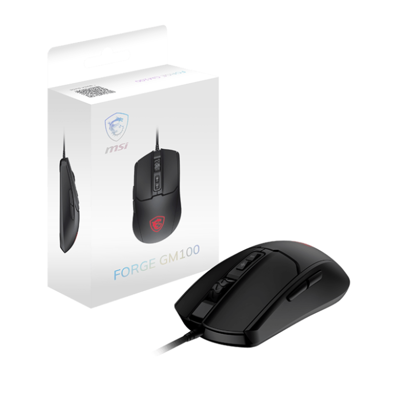 Souris Gaming MSI FORGE GM100 RGB - Noir