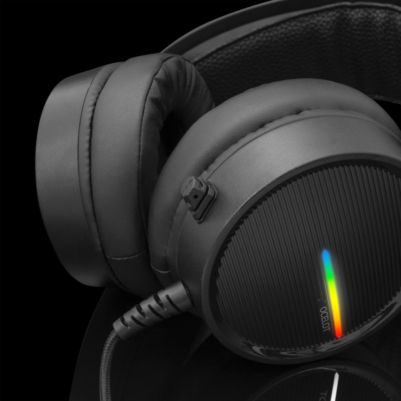 Casque Gaming WHITE SHARK OCELOT GH-2042 - Noir