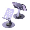 Support de Bureau pour SMARTPHONE Pliable en Métal - Gris Foncé