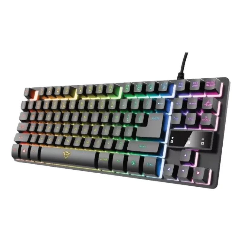 Clavier Gaming TRUST THADO GXT-833 RGB - Noir