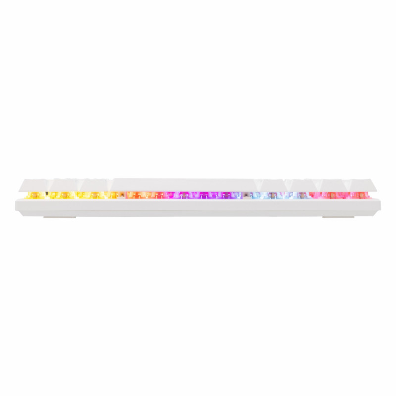 Clavier Mécanique BARACUDA DOLPHIN BGK-03211 - Blanc - Red Switch