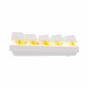 Clavier Mécanique BARACUDA DOLPHIN BGK-03211 - Blanc - Red Switch