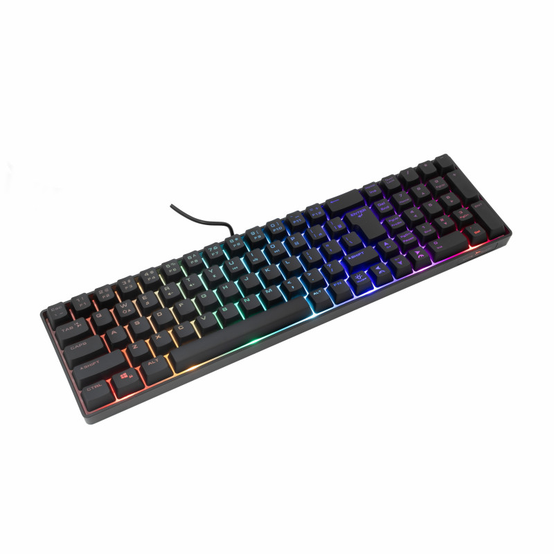 Clavier Gaming Membrane WHITE SHARK GLADIUS GK-001114 - Noir
