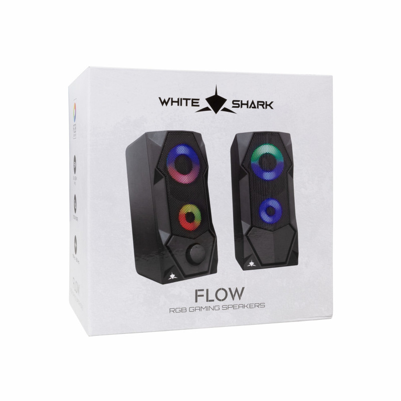 Haut Parleur WHITE SHARK FLOW 2.0 GSP-634 - Noir