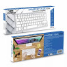 Clavier Bluetooth ADVANCE SMARTKEYS PLUS - Rechargeable - Blanc