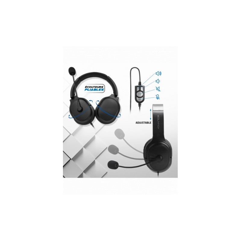 Casque Micro USB ADVANCE SMARTPHONICS 550 - 2 en 1