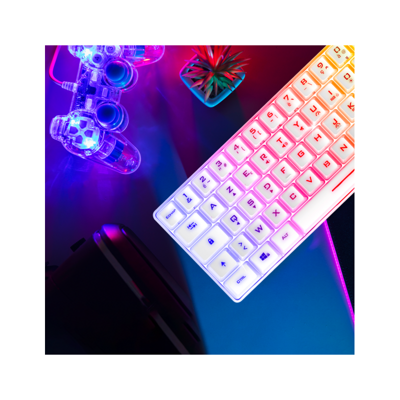 Clavier Gaming SPIRIT OF GAMER PRO K2 TKL RGB - Blanc